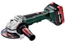 УШМ акк. Metabo WPB 18 LTX BL 125 Quick (613075810) 18В, 2Х8.0 АЧ LiHD, Кейс