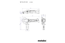 УШМ акк. Metabo WF 18 LTX 125 Quick (601306840) 18В, Без АКБ и ЗУ, Кейс
